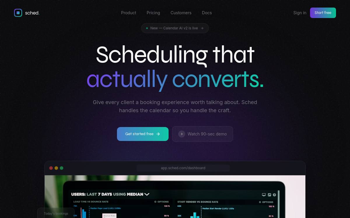 create a clone of yocale.com landing page